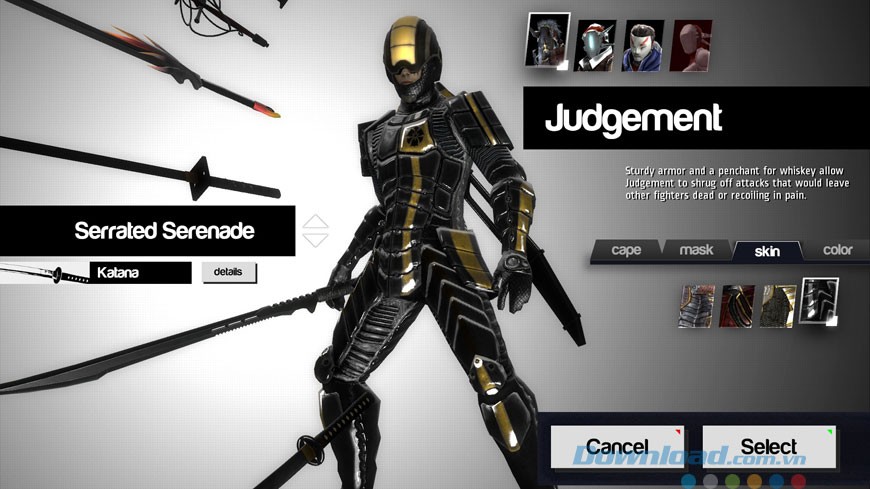 Mỗi nhân vật sở hữu phong cách khác nhau