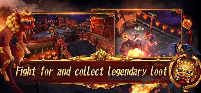 Chiến đấu giành và thu thập các đồ loot