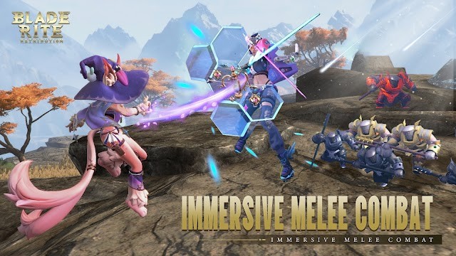 Tham gia các trận đánh cận chiến kịch tính trong Bladerite