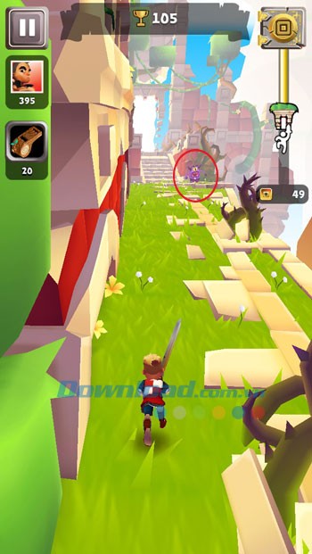 Nhiệm vụ diệt quái trên đường chạy