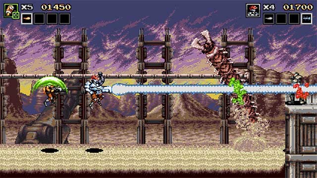 Tốc độ và phản xạ mau lẹ là chìa khóa thành công trong game Blazing Chrome