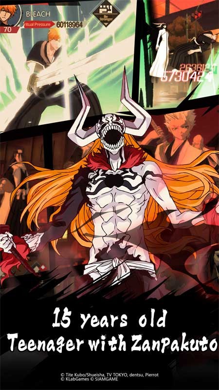 BLEACH Mobile 3D được thiết kế dựa trên series truyện tranh Bleach nổi tiếng