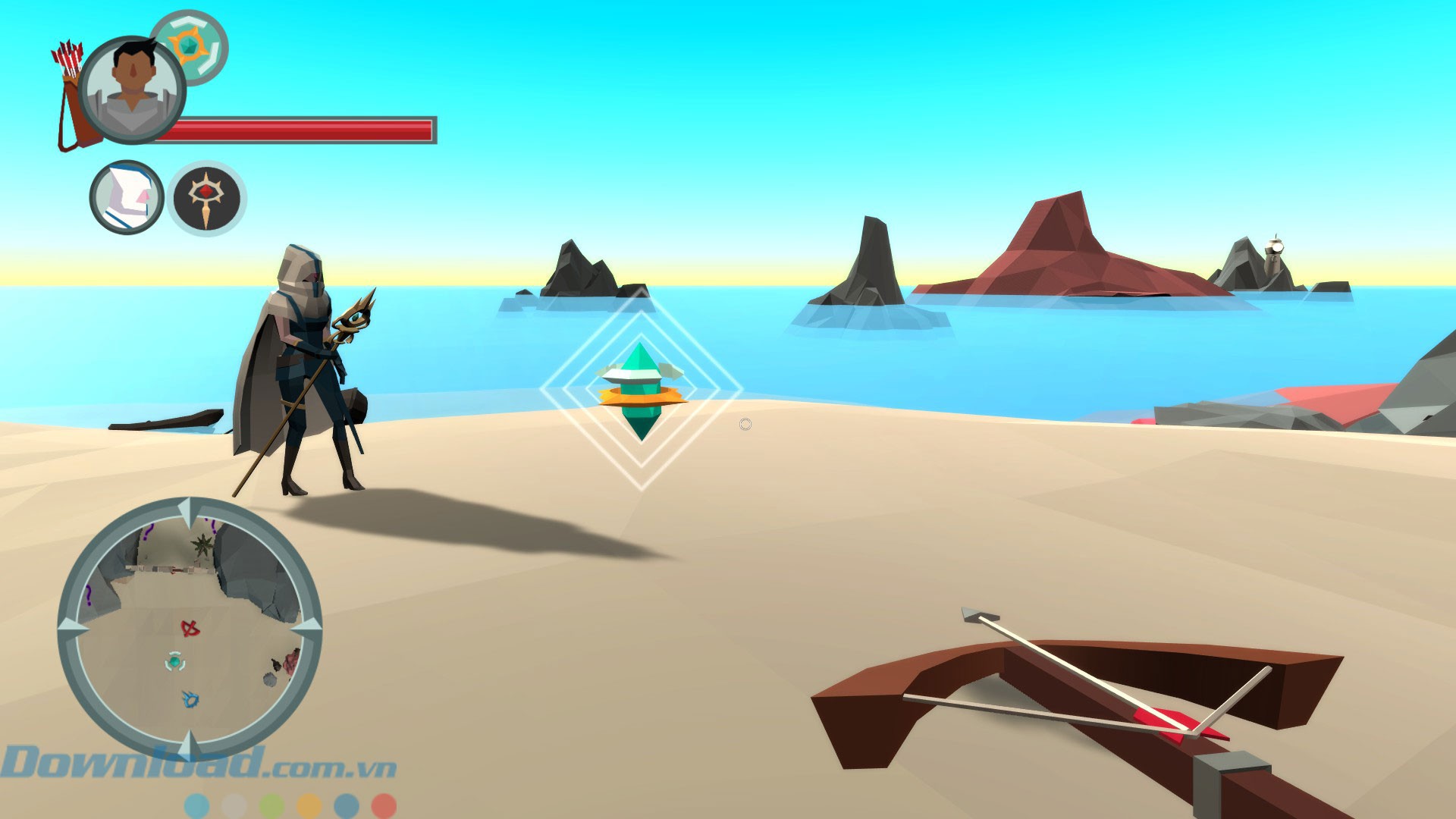 Hai nhân vật hợp tác với nhau