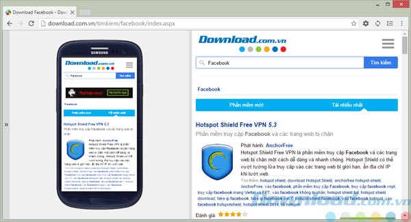 Xem trang web trên 2 thiết bị với Blisk