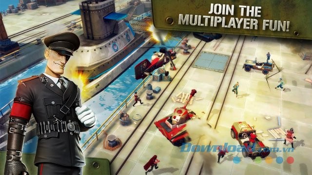 Đấu trường trực tuyến trong game Blitz Brigade