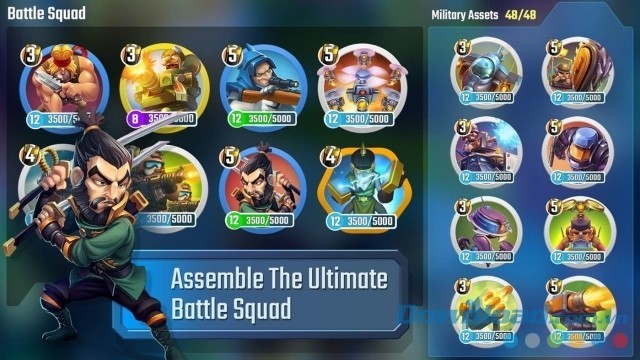 Tập hợp đội quân chiến đấu tối thượng trong game chiến thuật miễn phí Blitz Brigade: Rival Tactics cho máy tính và Windows Phone