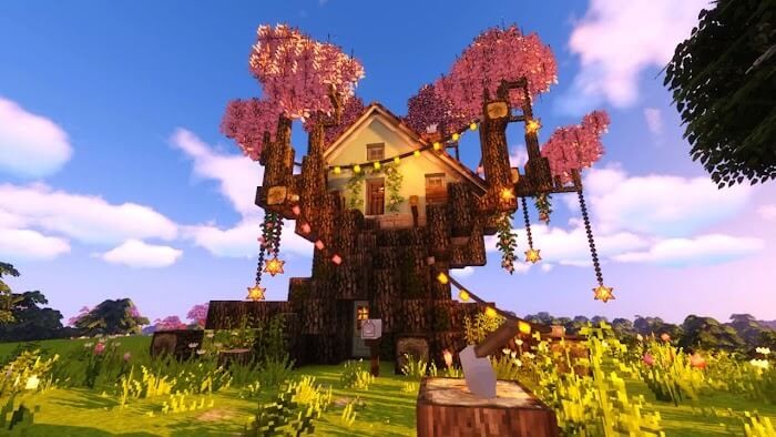 Xây dựng ngôi nhà mơ ước của bạn trong thế giới hình khối của Block Crazy Robo World