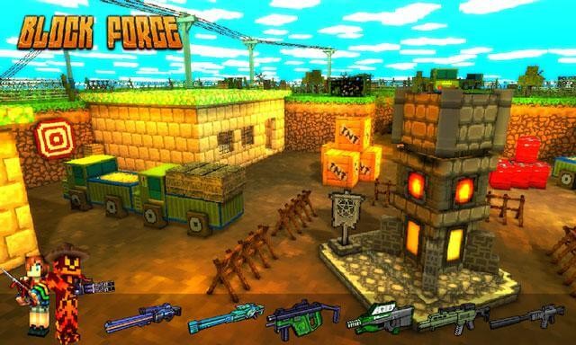 Tham gia các cuộc đấu súng hấp dẫn trong game Block Force