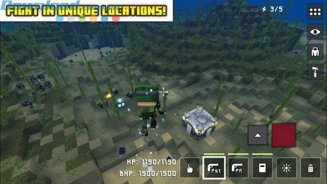 Chiến đấu ở những địa điểm độc đáo