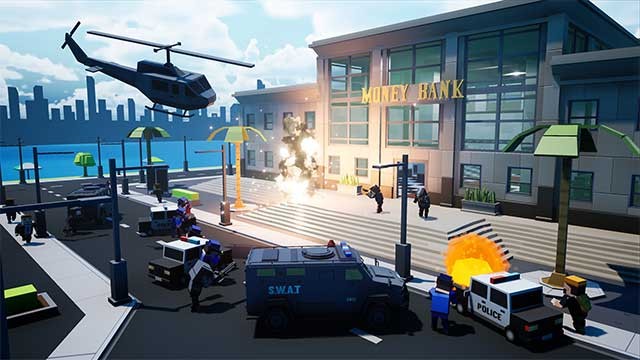 Block Heist là game cướp nhà băng kịch tính và đầy bất ngờ