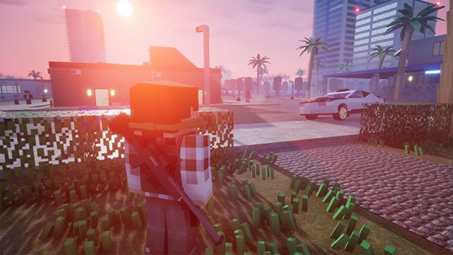 Block Warrior game sở hữu lối chơi hành động kết hợp bắn súng và phiêu lưu