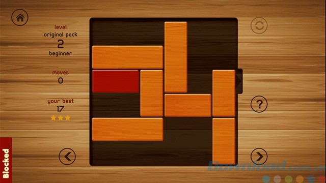 Giao diện game Blocked In