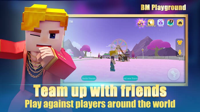 Thoải mái trò chuyện và tương tác với người chơi khác