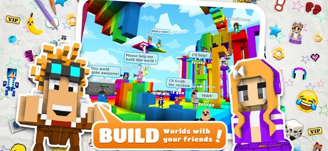 Xây dựng các thế giới với bạn bè