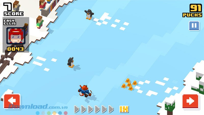 Game người chạy Blocky Hockey