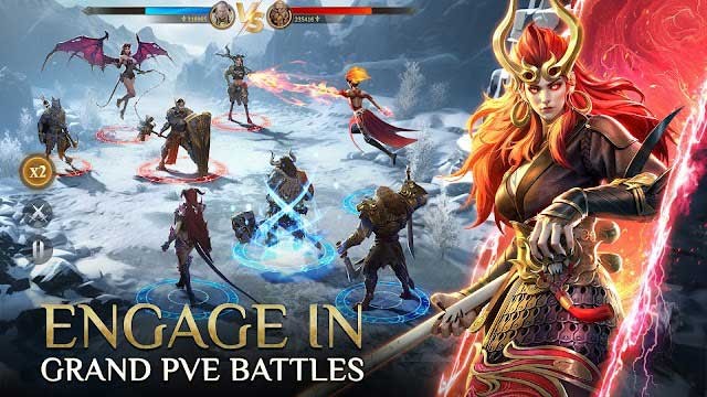 Tham gia vào các trận đánh PvE quy mô lớn