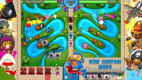 Một số loại vũ khí của Bloons TD Battles