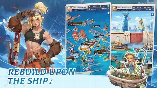 Tái thiết con tàu của bạn và khám phá đại dương