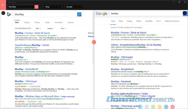 So sánh kết quả tìm kiếm