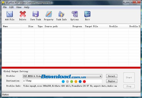 Bluefox PSP Video Converter