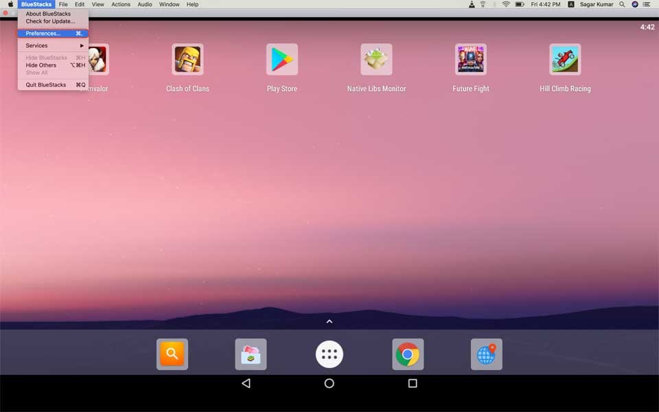 BlueStacks cho Mac mới nhất
