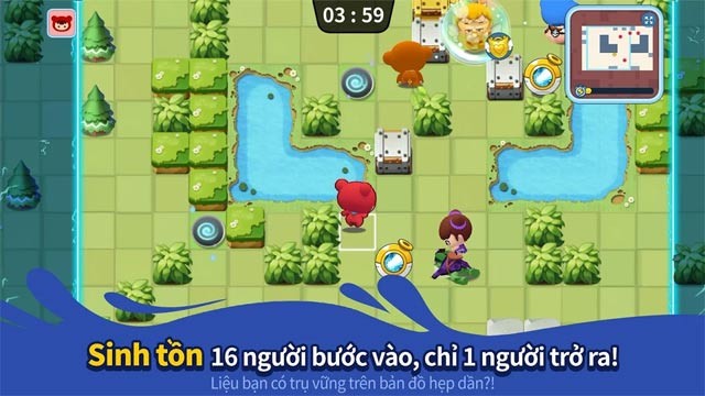 Chế độ Sinh tồn là nơi 16 người chiến đấu để trở thành người sống sót cuối cùng