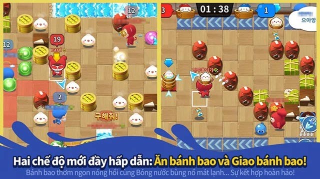 Ăn bánh bao và Giao bánh bao là 2 chế độ mới đầy hấp dẫn