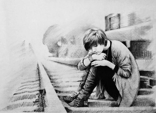 Bức hình tâm trạng buồn