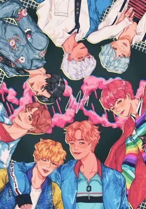 Bộ ảnh chibi BTS cho điện thoại