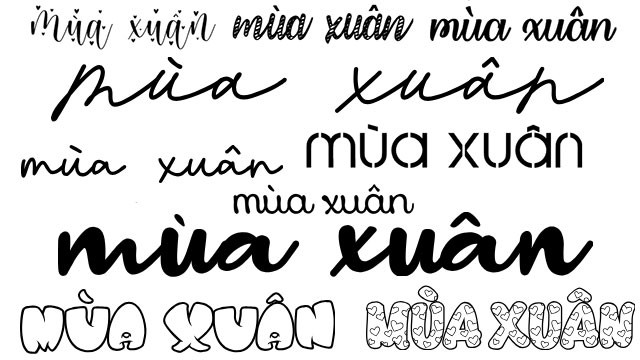 Hơn 40 font chữ cute được cập nhật mới nhất cho năm 2023