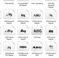 Bộ Font UTM - Font Chữ Hỗ Trợ Tiếng Việt