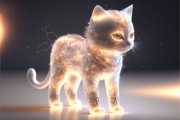 Ảnh nền Mèo phát sáng cho PC