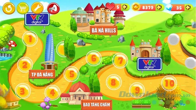 Giao diện chính của Bố ơi! Mình đi đâu thế?