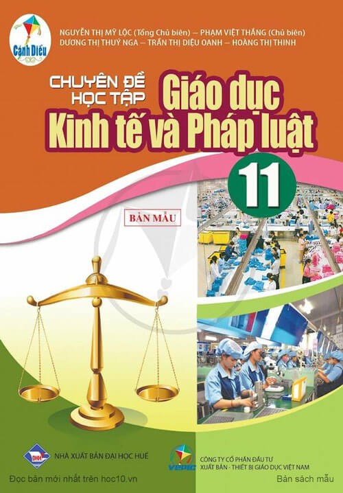 Sách Chuyên đề học tập Giáo dục kinh tế và pháp luật 11 Cánh Diều