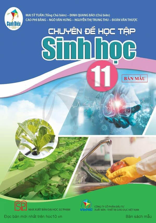 Sách Chuyên đề học tập Sinh học 11 Cánh Diều