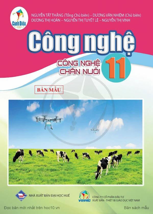 Sách Công nghệ 11 - Công Nghệ Chăn Nuôi Cánh Diều