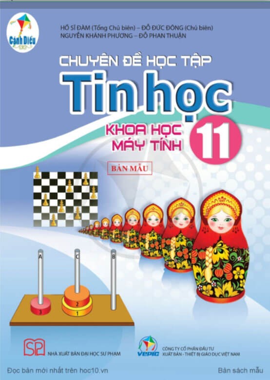 Sách Chuyên đề học tập Tin Học 11 - Khoa Học Máy Tính Cánh Diều
