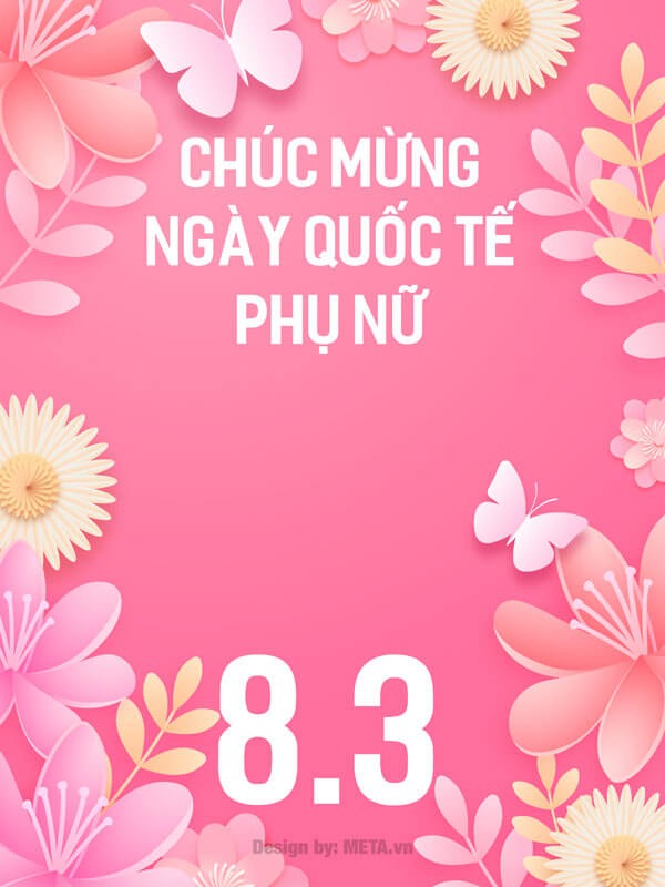 Thiệp chúc mừng ngày 8/3 đẹp cho cô giáo