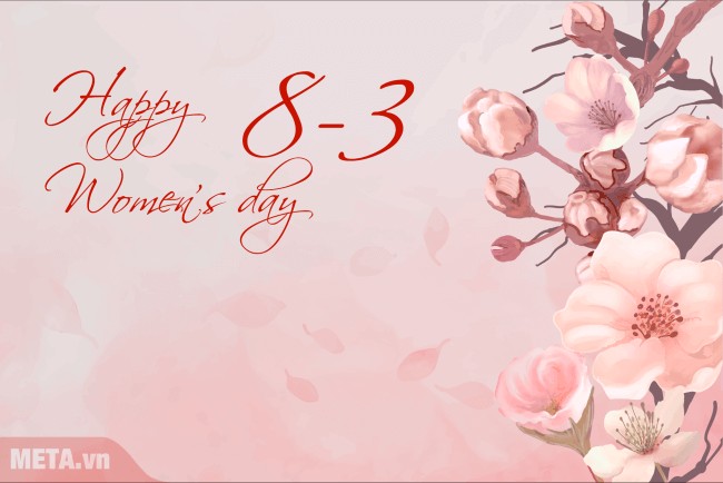 Bộ thiệp chúc mừng 8/3 miễn phí