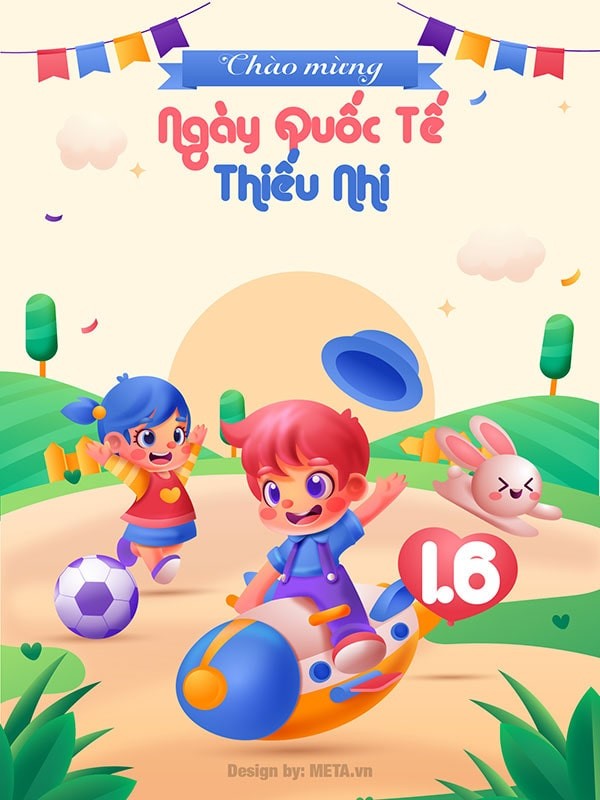 Thiệp Children's Day