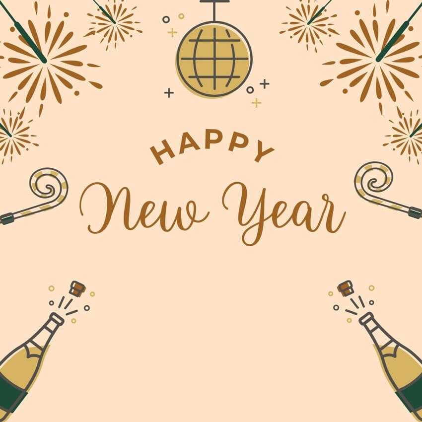 Thiệp mừng năm mới 2024