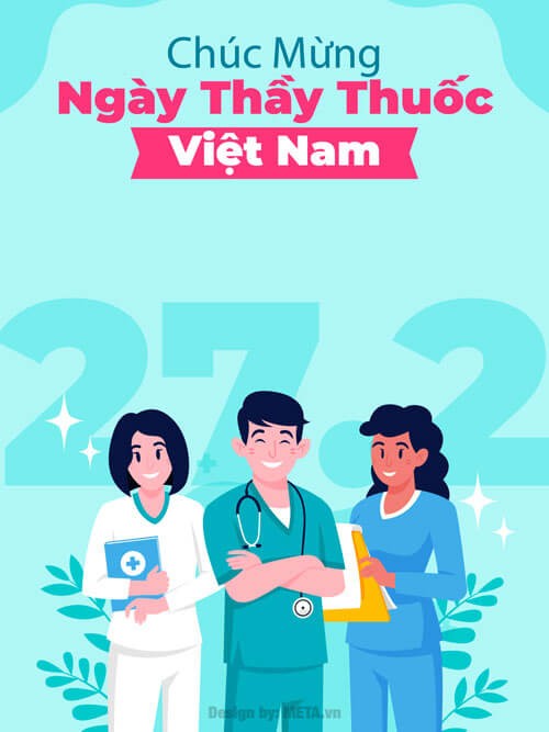 Thiệp đẹp mừng ngày Thầy thuốc Việt Nam 27/2