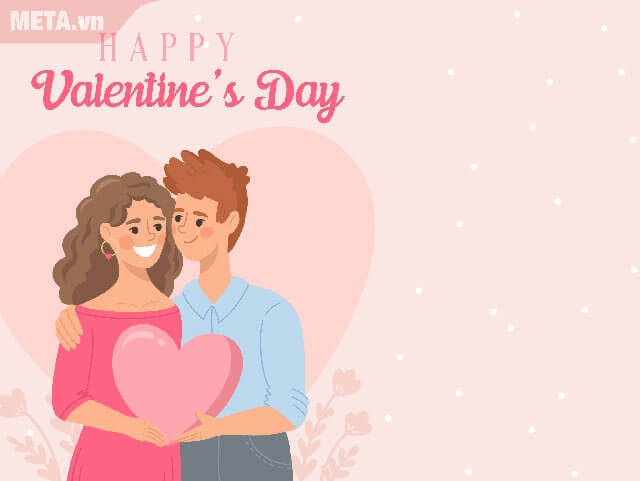 Mẫu thiệp Valentine tặng vợ/chồng