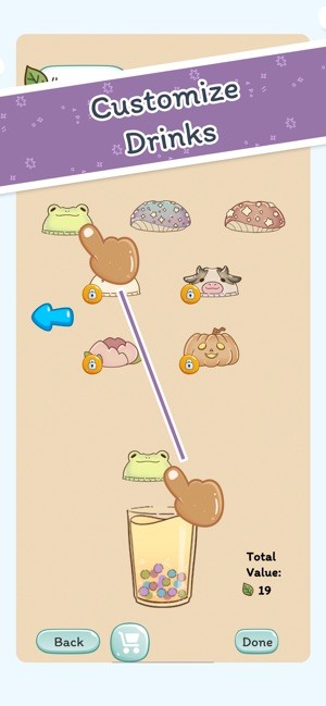 Tùy chỉnh và tự kết hợp để pha chế ra cốc trà sữa của riêng bạn trong game Boba Story