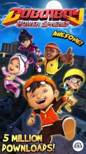 Game hành động về BoBoiBoy được nhiều người yêu thích