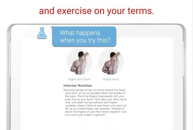 App cung cấp các bài tập theo mục đích của bạn