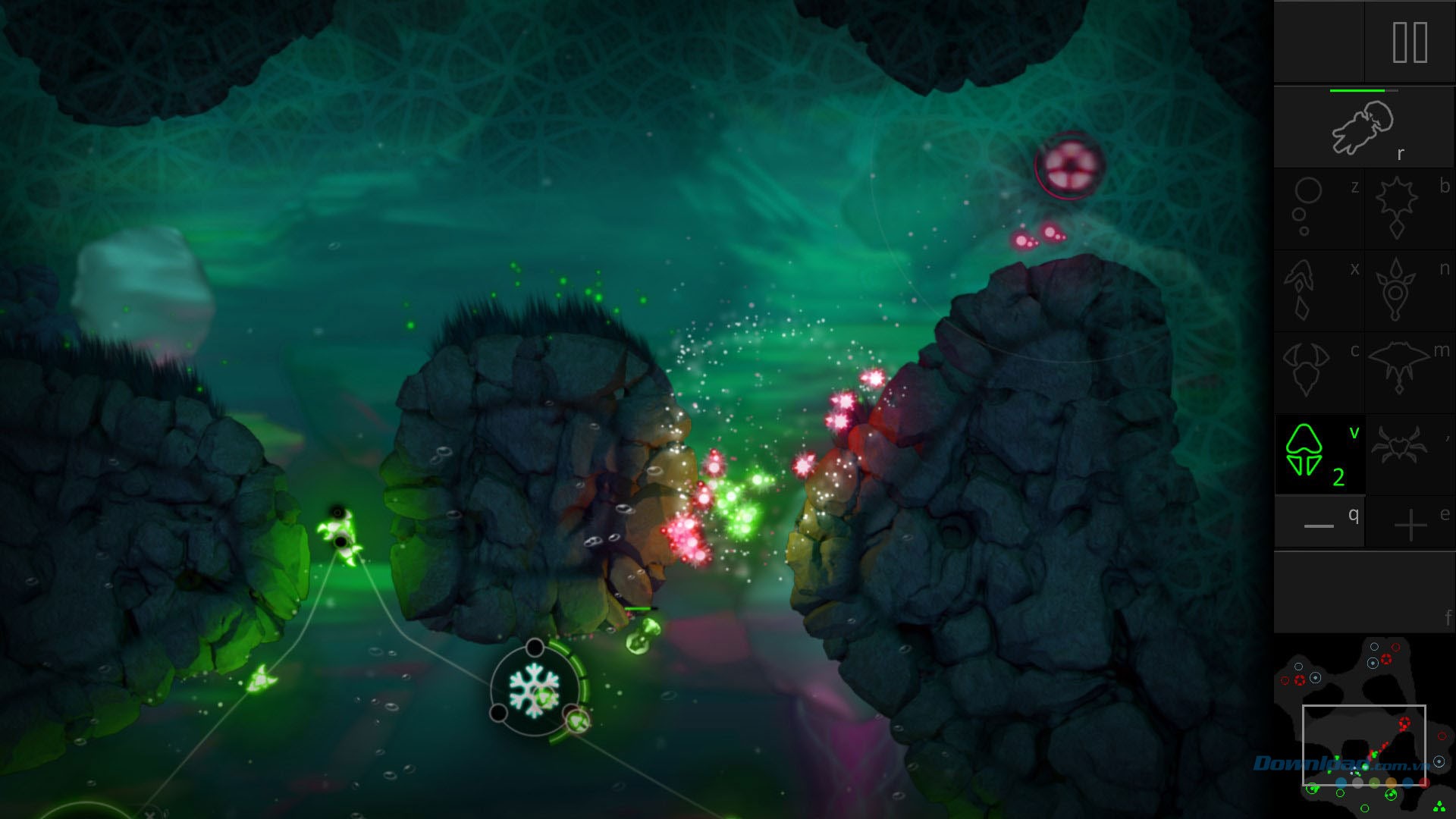 Các lớp nhân vật đẹp mắt