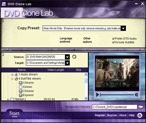 Boilsoft DVD Clone Lab