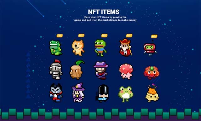 Các anh hùng có thể kiếm BCOIN và chiến đấu với quái vật