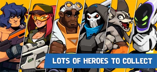 Thu thập dàn anh hùng độc đáo trong quá trình chơi game